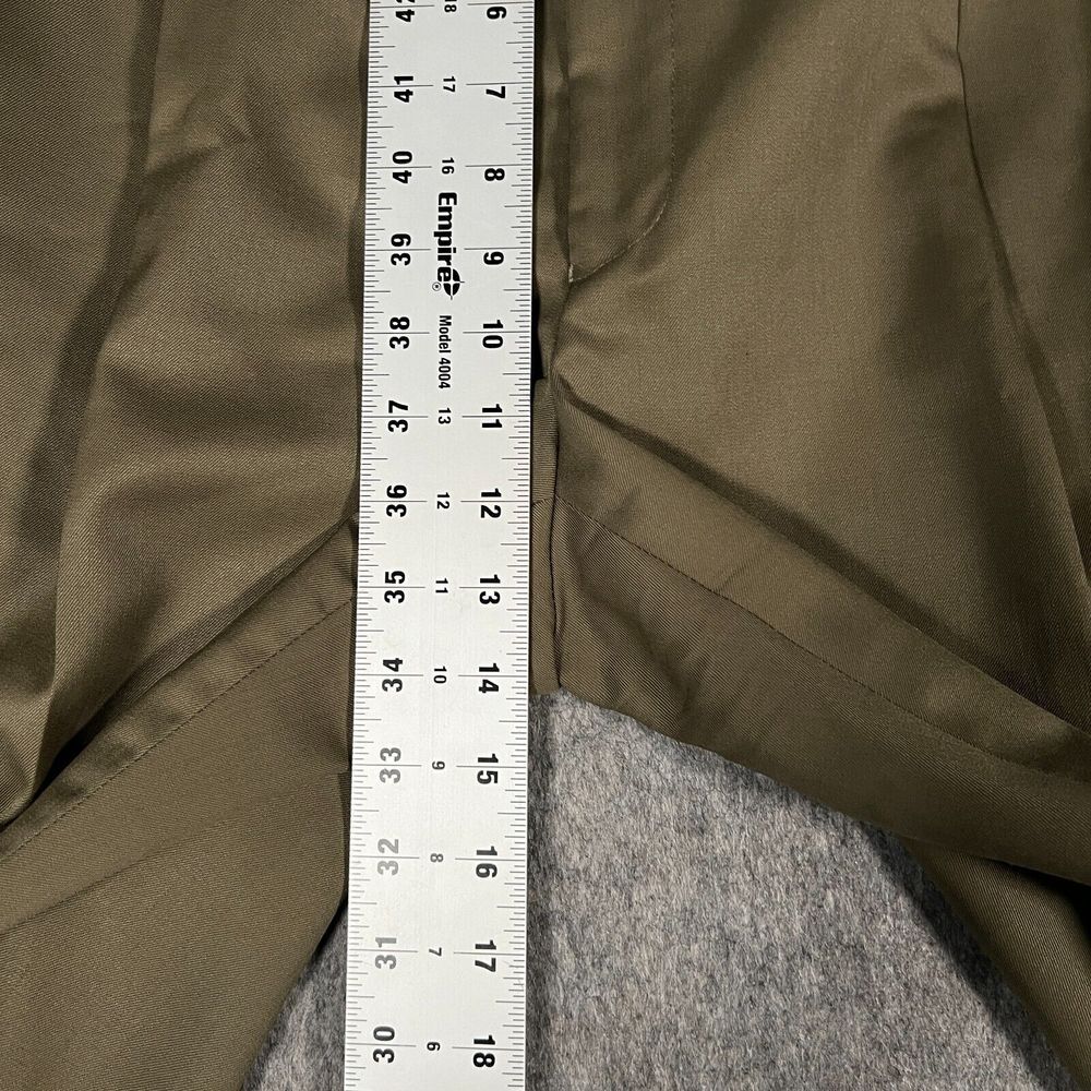 Jos. A. Bank Men's Dress Pants 36x31 Brown Pleated Front Straight Leg - Picture 5 of 7